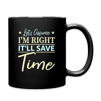 Drôle de sort - Mug uni - noir - Droite