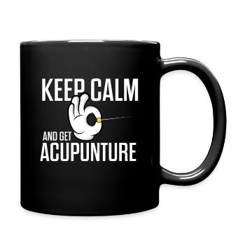 Essayez Acupuncture Acupuncteur Détente Cadeau - Mug uni - noir - Droite