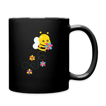 bee - Full Colour Mug - black - Right