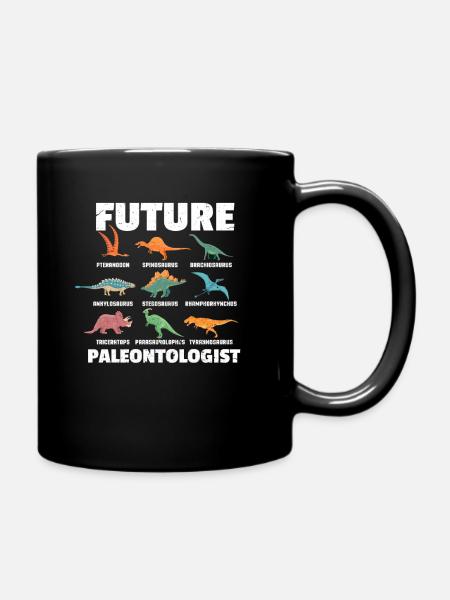 Paläontologie - Tasse einfarbig - Schwarz