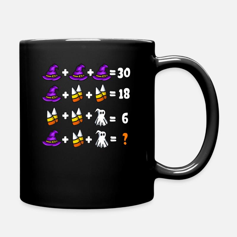 Math Halloween - Full Colour Mug - black