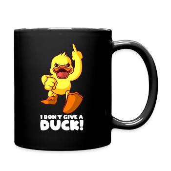 Canard drôle - je ne donne pas de canard! - Mug uni - noir - Droite