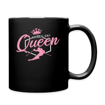 Après-Ski Queen Frauen Apres Ski Outfit - Tasse einfarbig - Schwarz - Rechts