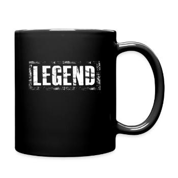 Legend - Tasse einfarbig - Schwarz - Rechts