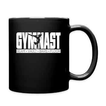 Gymnast Beam Vaul Bars Floor - Mug uni - noir - Droite
