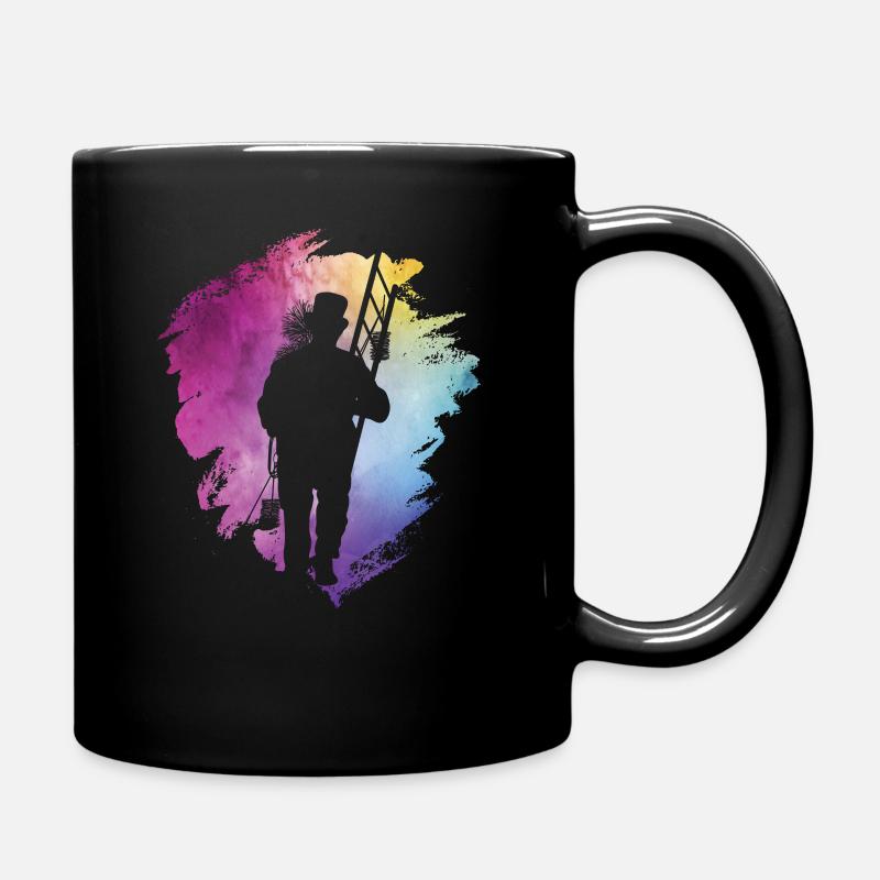 Schornsteinfeger Hausreiniger - Tasse einfarbig - Schwarz