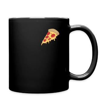 pizza - Mug uni - noir - Droite