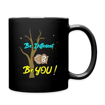 Be Different - Be You - Tasse einfarbig - Schwarz - Rechts