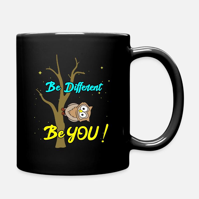 Be Different - Be You - Tasse einfarbig - Schwarz