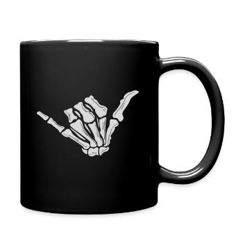 Skeleton Hand We Good - Full Colour Mug - black - Right