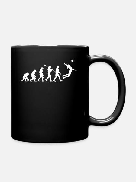 Evolution Volleyball - Tasse einfarbig - Schwarz