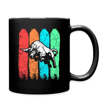 bull - Full Colour Mug - black - Right
