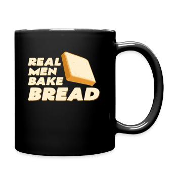 Bäcker - Tasse einfarbig - Schwarz - Rechts