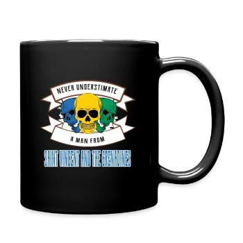 Never underestimate someone from St. Vincent and the Others - Full Colour Mug - black - Right