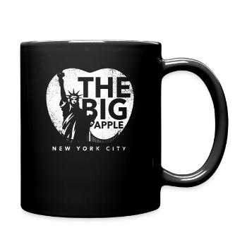 New York - Tasse einfarbig - Schwarz - Rechts
