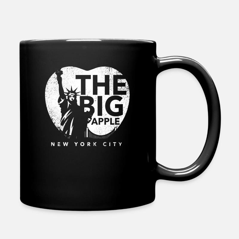 New York - Tasse einfarbig - Schwarz