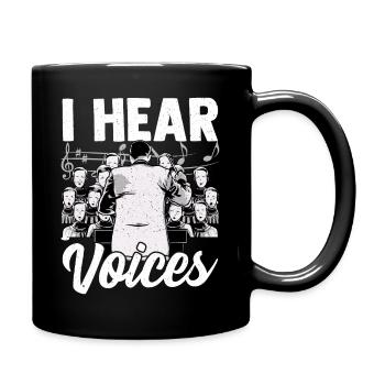 Choir I Hear Voices Choir Chef d'orchestre Chef d'orchestre - Mug uni - noir - Droite