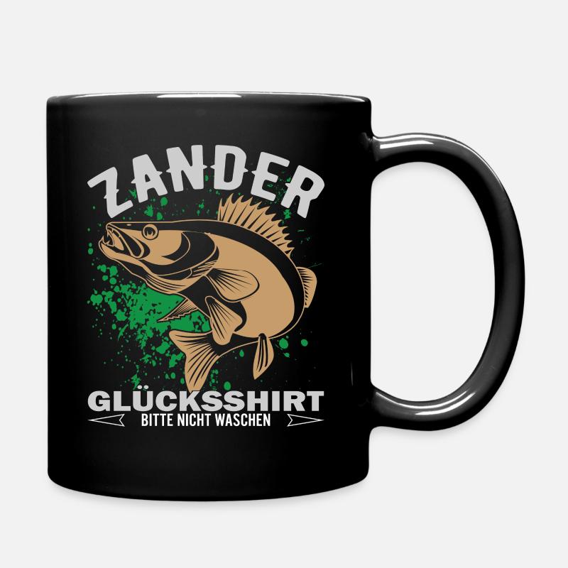 Zander Glücksshirt - Tasse einfarbig - Schwarz