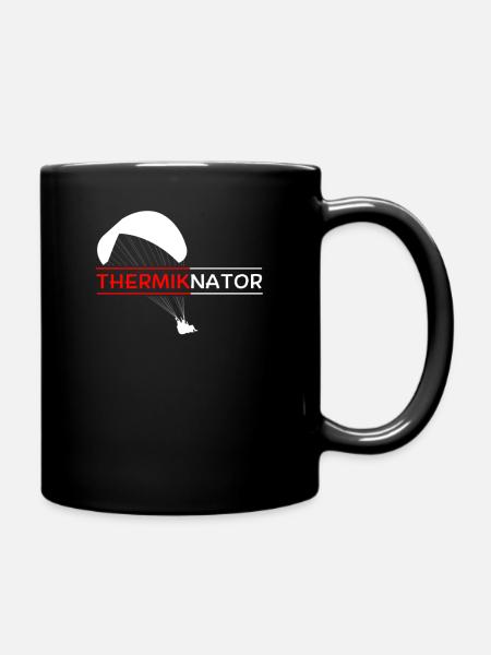 Thermiknator paraglider paraglider paraglider - Full Colour Mug - black