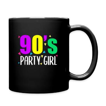 90s 80s 90s 80s - Mug uni - noir - Droite