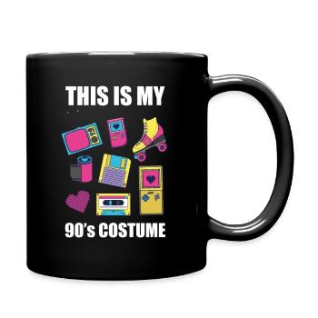 80s 90s 80s 90s - Mug uni - noir - Droite