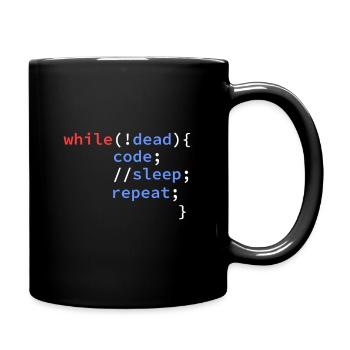 développeur informatique programmeur codeur - Mug uni - noir - Droite