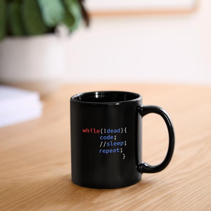 informatik entwickler coding programmierer Tasse einfarbig