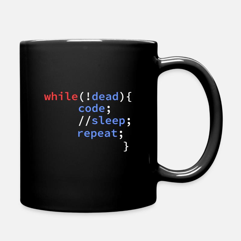 développeur informatique programmeur codeur - Mug uni - noir