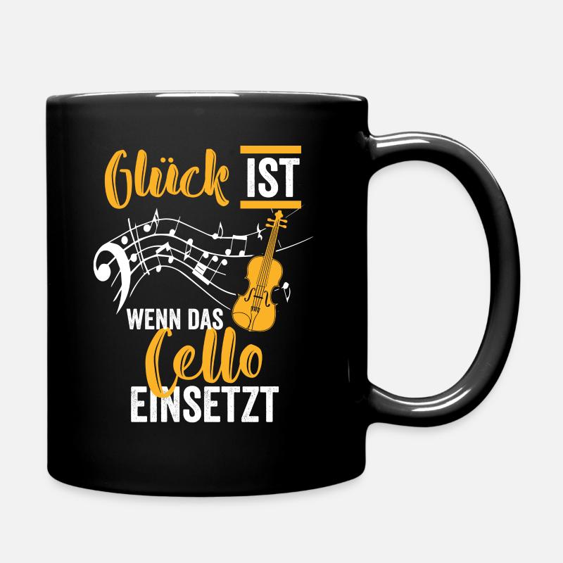 Cello Konzert - Tasse einfarbig - Schwarz