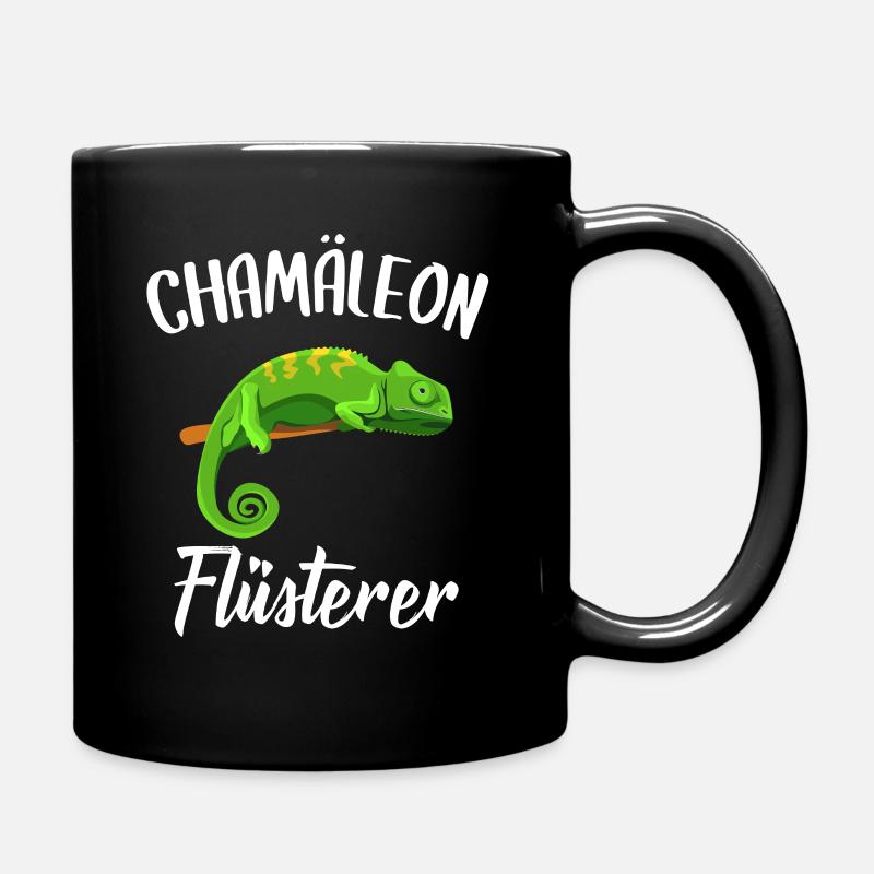 Chamäleon Flüsterer Chamäleon Besitzer Haustier - Tasse einfarbig - Schwarz