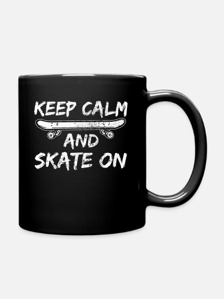 Skateboarding Skateboarding - Full Colour Mug - black