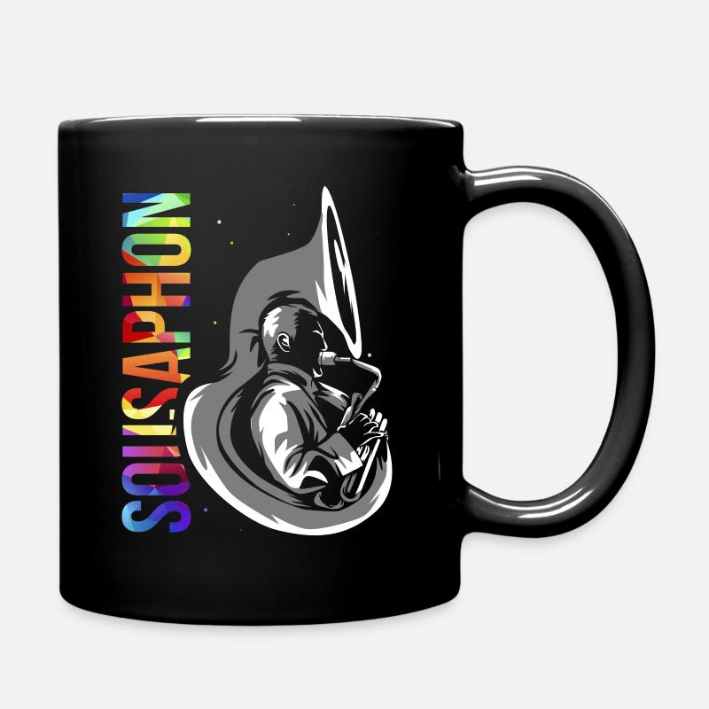 Sousaphon - Tasse einfarbig - Schwarz