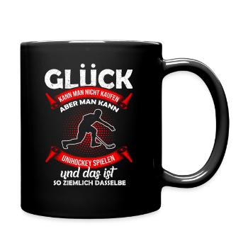 Unihockey - Tasse einfarbig - Schwarz - Rechts