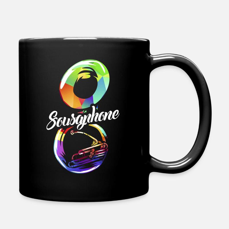 Sousaphon Geschenk - Tasse einfarbig - Schwarz
