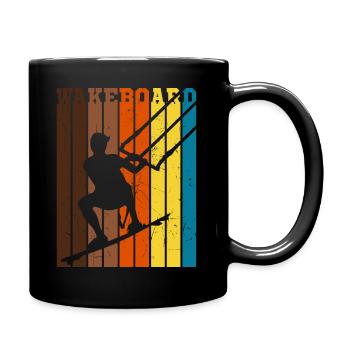 Wakeboard wakeboarding wakeboarding - Full Colour Mug - black - Right
