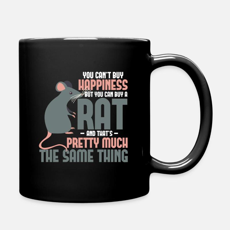 Propriétaire de rat Petit rat rongeur - Mug uni - noir