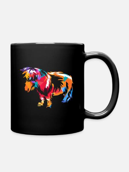 poney Shetland - Mug uni - noir