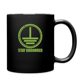 électricien - Mug uni - noir - Droite