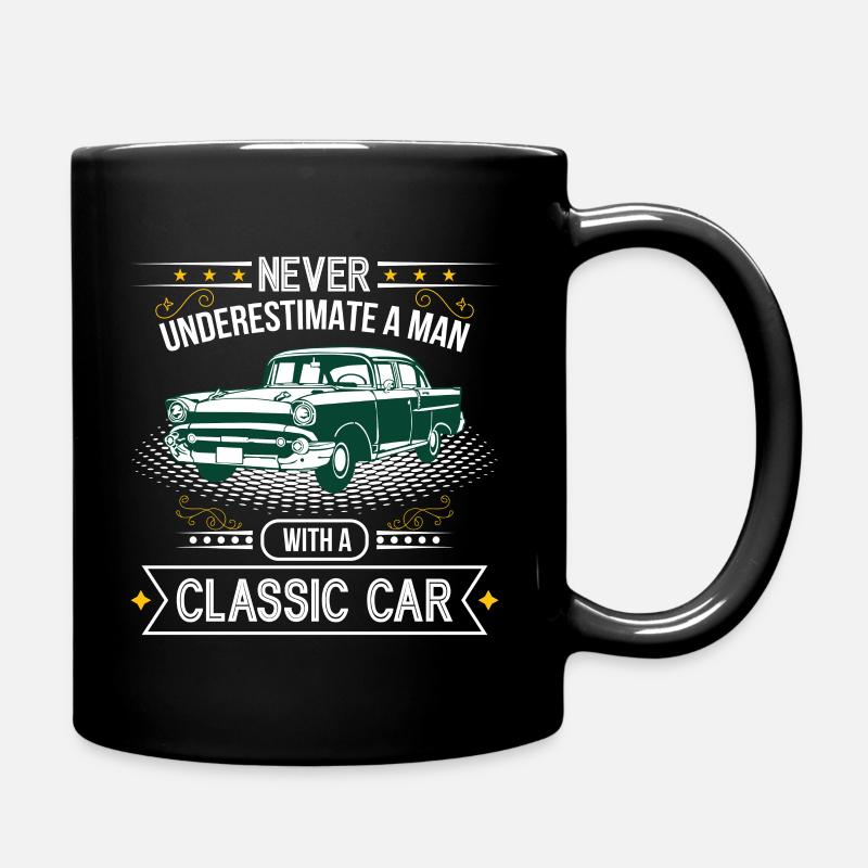 Oldtimer Classic Car Schnauferl Retro Vintage Auto - Mug uni - noir