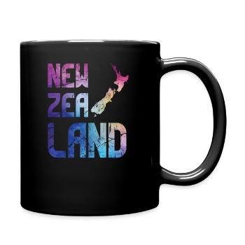 nouvelle-Zélande - Mug uni - noir - Droite