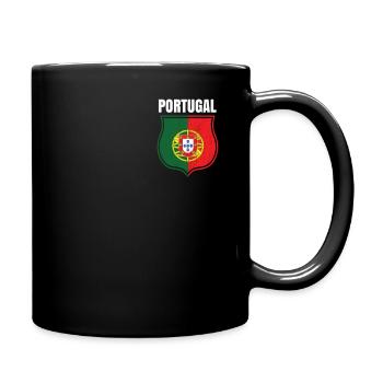 Portugal - Mug uni - noir - Droite