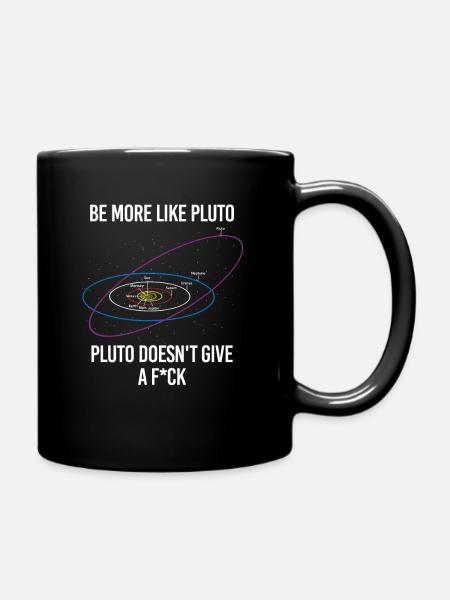 Soyez comme l'astrophysique du système solaire de Pluton Physicien - Mug uni - noir
