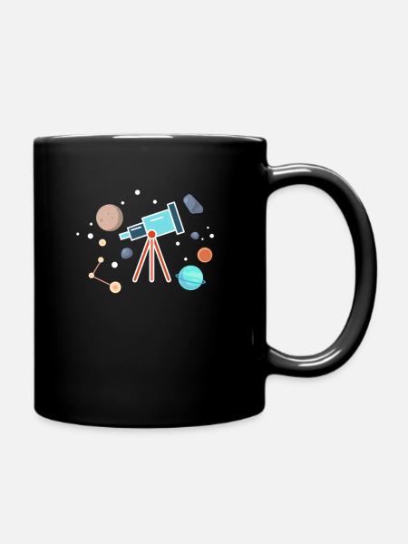 astronomy - Full Colour Mug - black