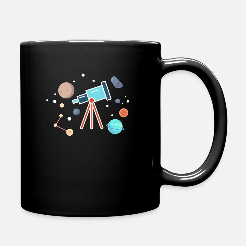 Astronomie - Tasse einfarbig - Schwarz