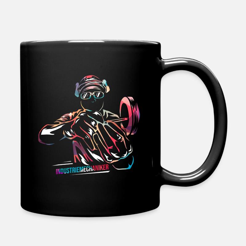 Industriemechaniker - Tasse einfarbig - Schwarz