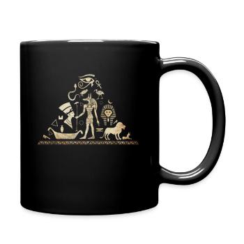 Pyramide de Pharaon Égyptien - Mug uni - noir - Droite