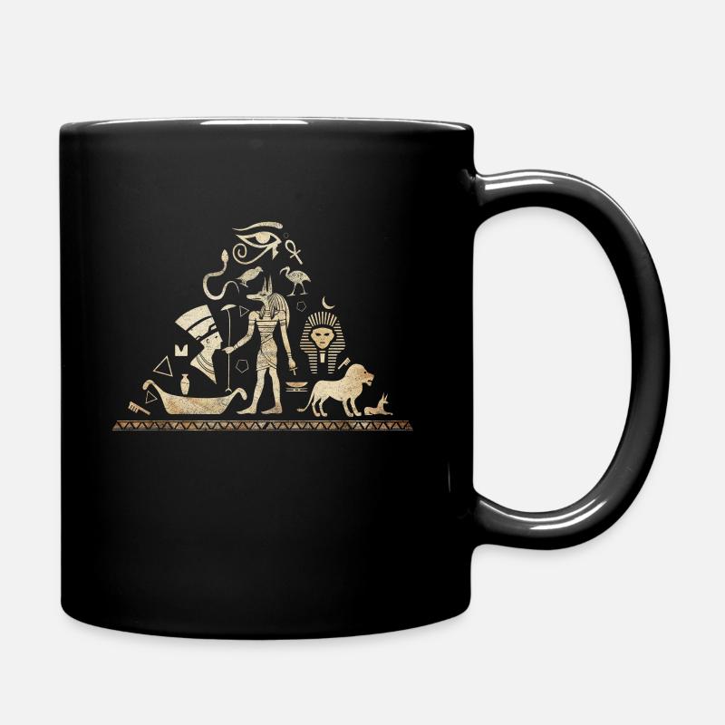 Ägypten Pharao Pyramide - Tasse einfarbig - Schwarz