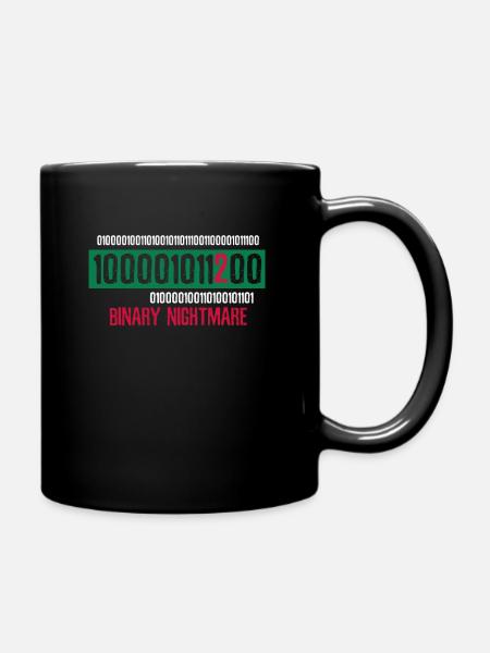 Geek Coder Coding Nerd Geschenk - Tasse einfarbig - Schwarz