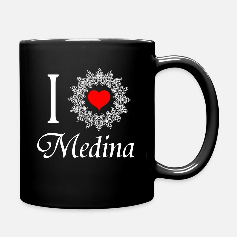 MEDINA, Omra, Hajj, Kaba, La Mecque, pèlerinage - Mug uni - noir
