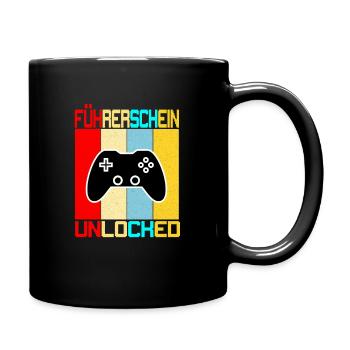 Permis de conduire - Mug uni - noir - Droite